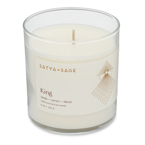 King: Coconut Soy Wax Candle