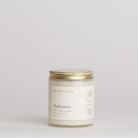 Meditation: Coconut Soy Wax Candle